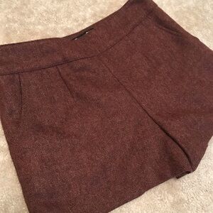 FOREVER 21 Vintage Y2K Wool Poly Blend Shorts - S